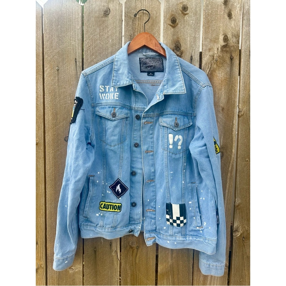 patched up jean jacket